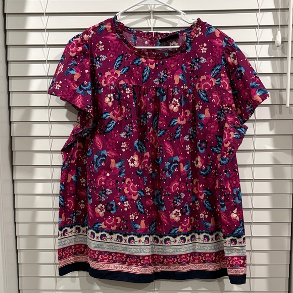 Lane Bryant Tops - 🌸3/$15🌸 Lane Bryant and Floral Women's Top—Size 20